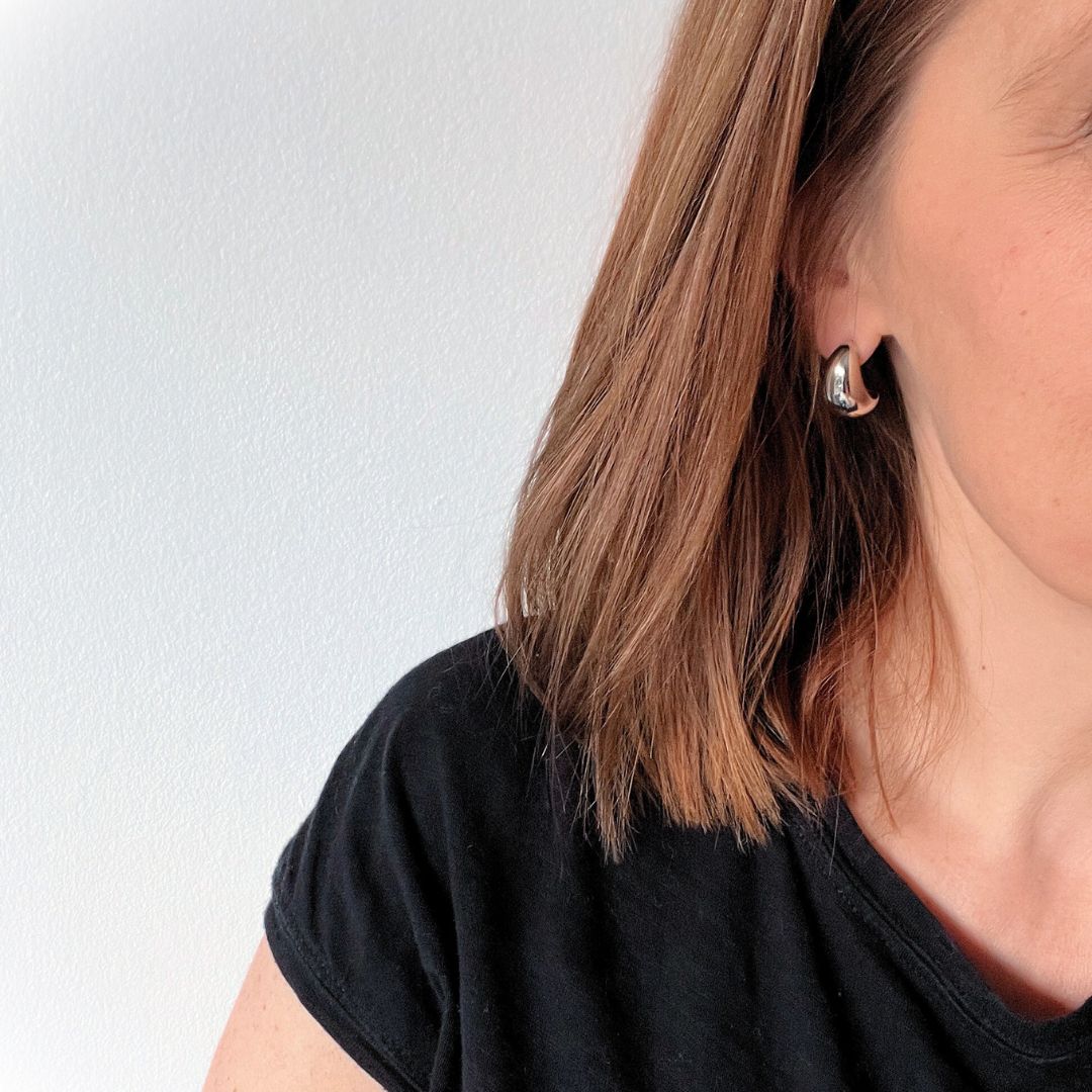 CHUNKY TEAR DROP EARRINGS