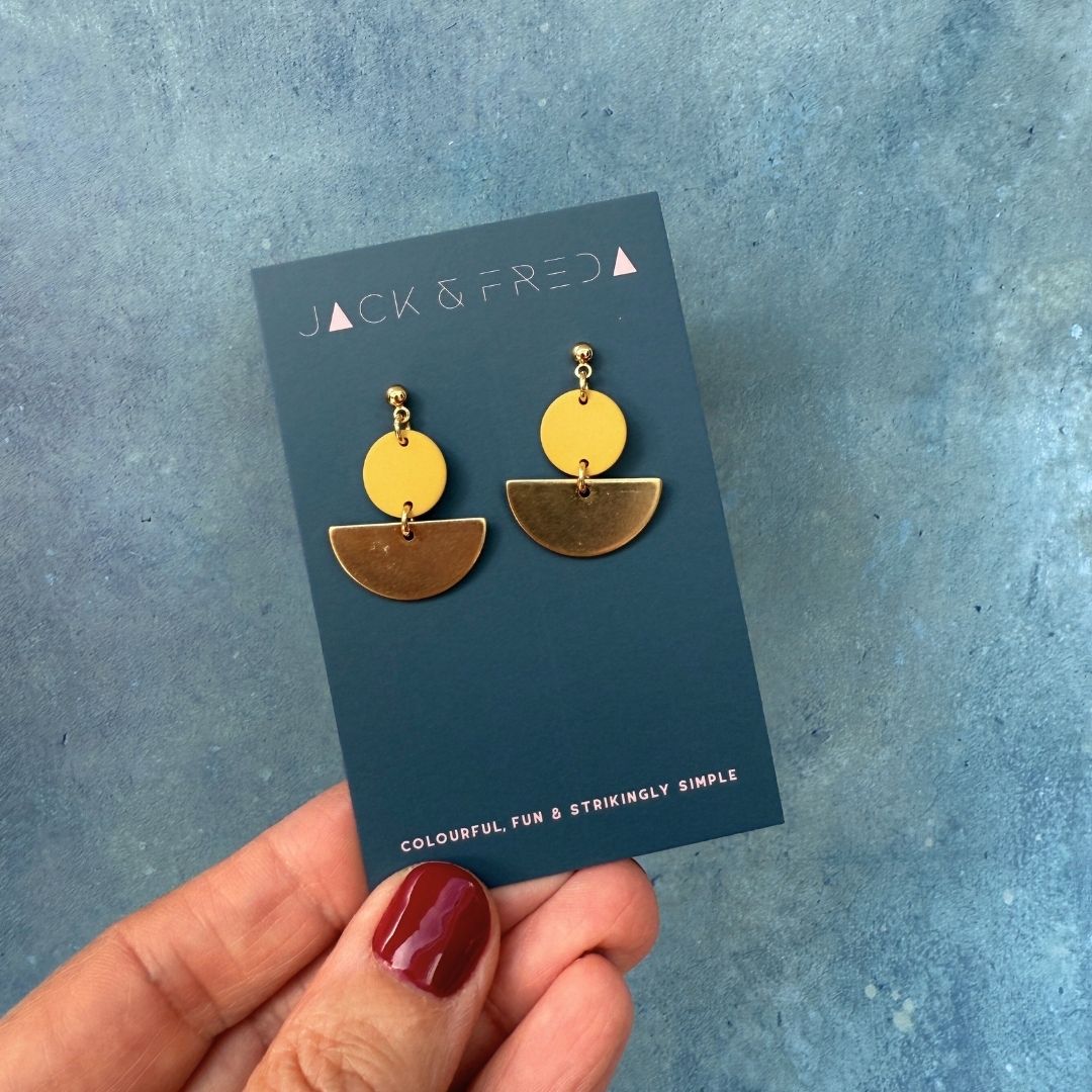 LOLA SEMI-CIRCLE STUDS