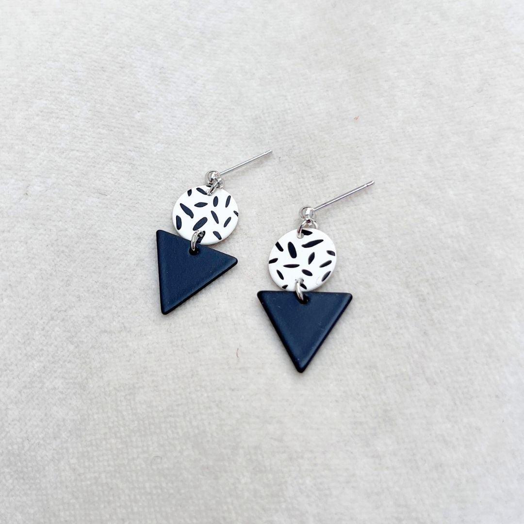 MINI MEMPHIS STUD EARRINGS - VARIOUS COLOURS