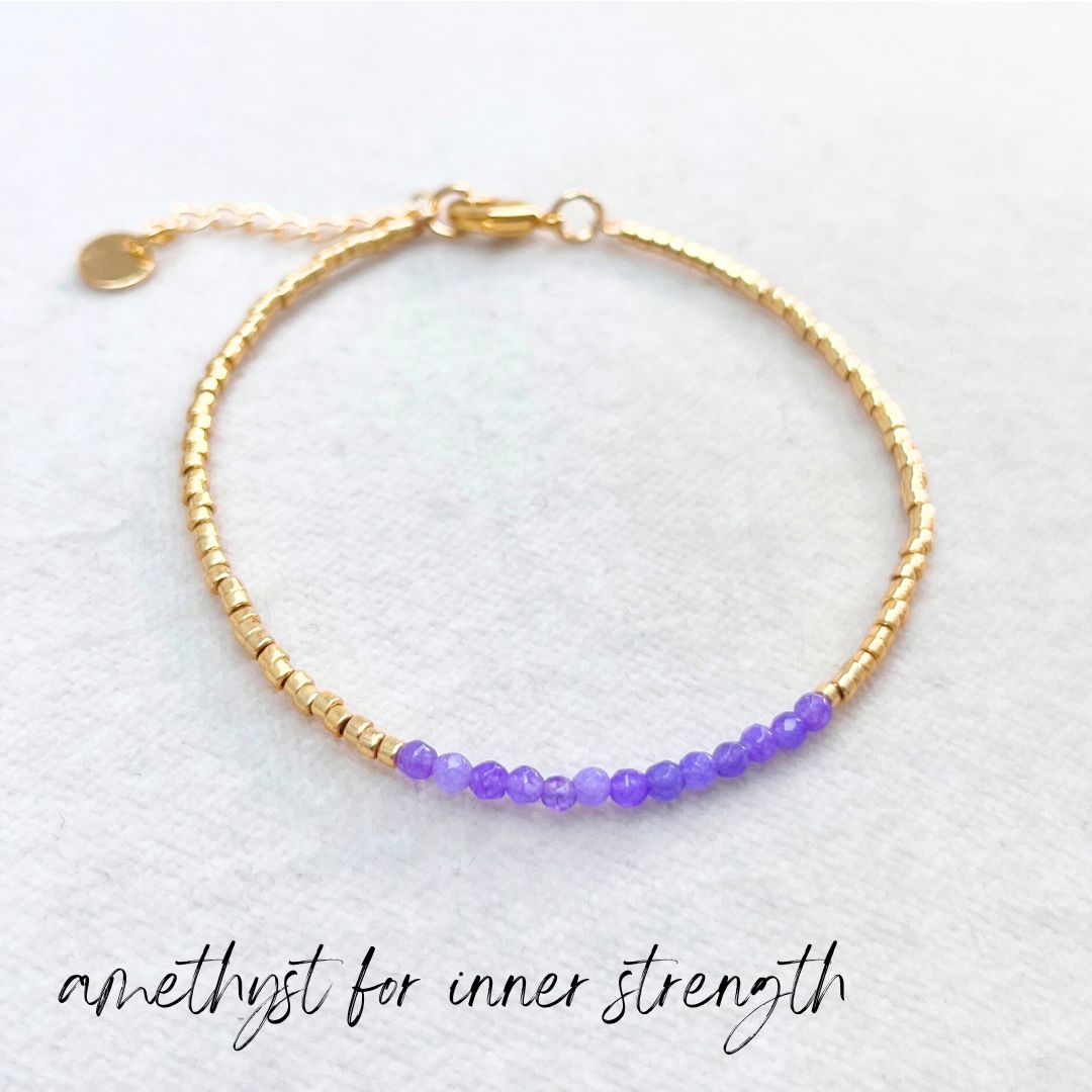 MIYUKI GEMSTONE BRACELETS - VARIOUS STONES