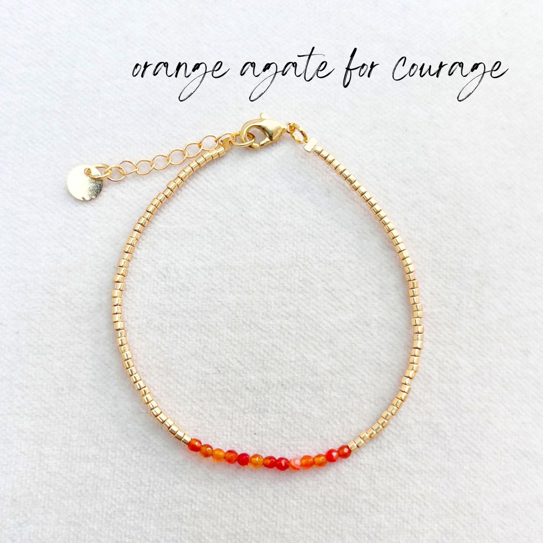 MIYUKI GEMSTONE BRACELETS - VARIOUS STONES