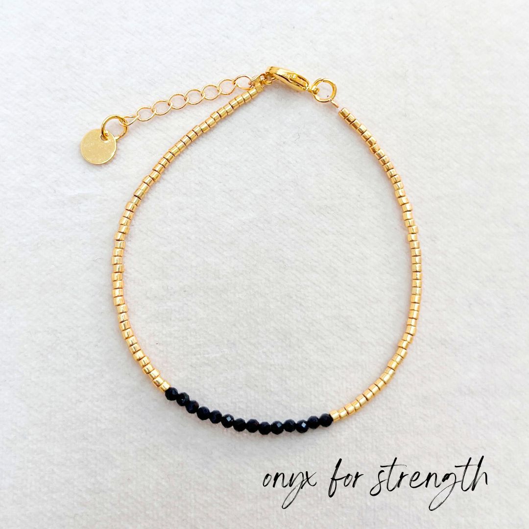 MIYUKI GEMSTONE BRACELETS - VARIOUS STONES