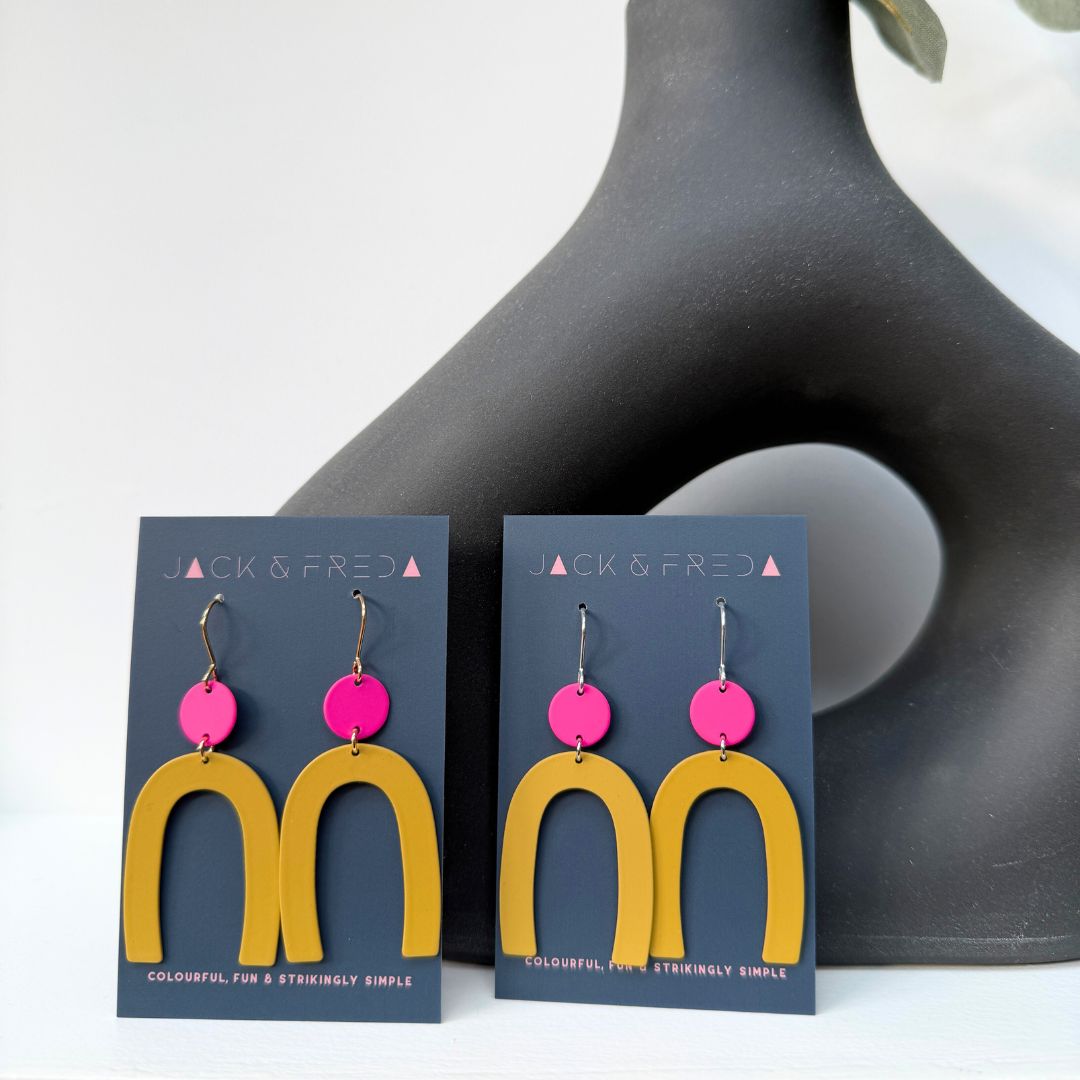 DOLLY EARRINGS (VARIOUS COLOURS)