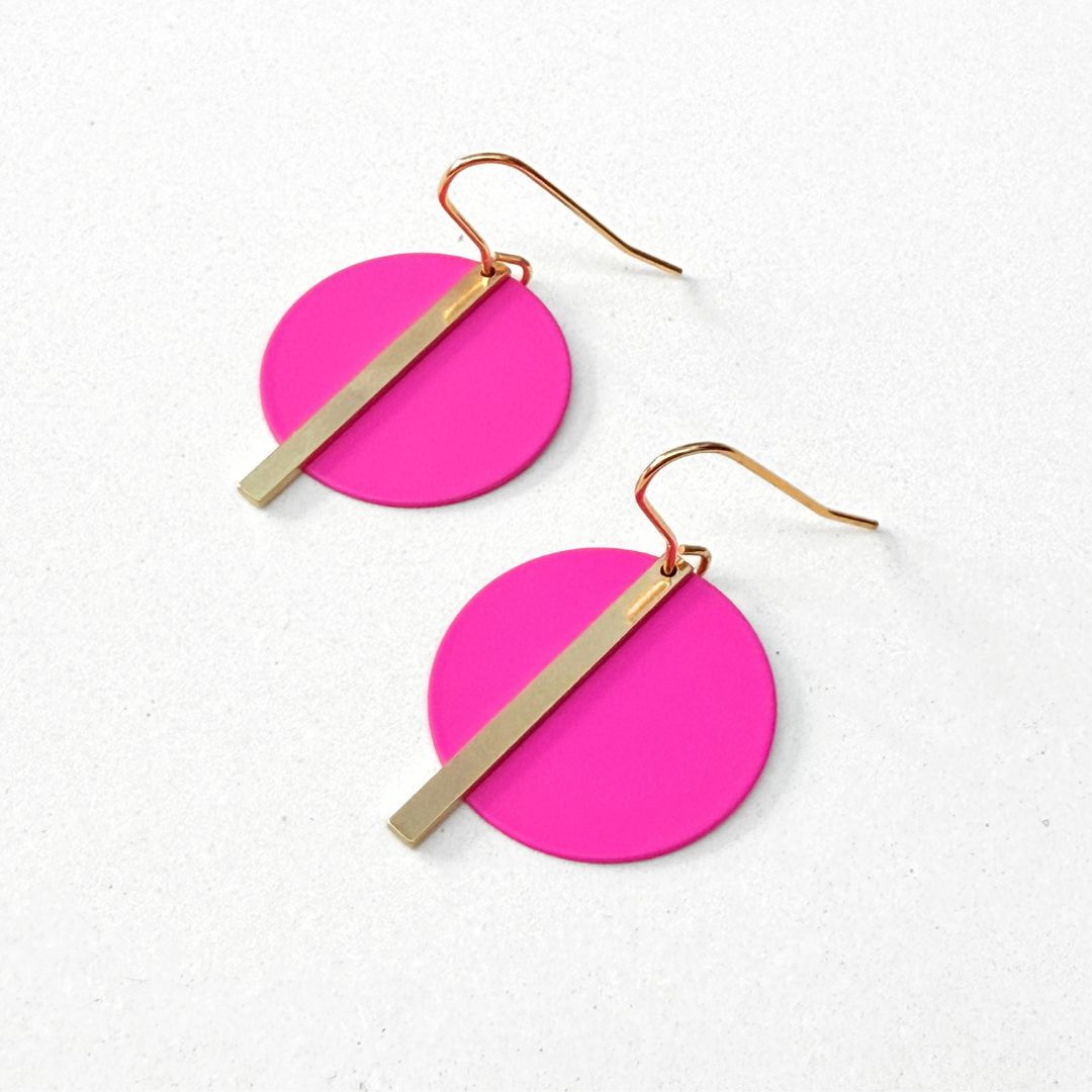 SOLAR EARRINGS - VARIOUS COLOURS
