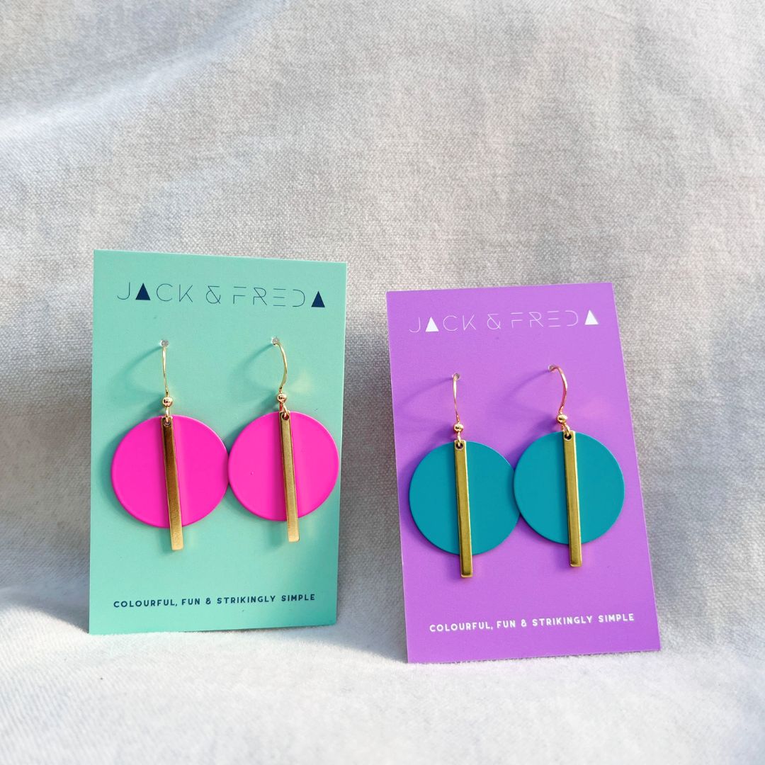 SOLAR EARRINGS - VARIOUS COLOURS