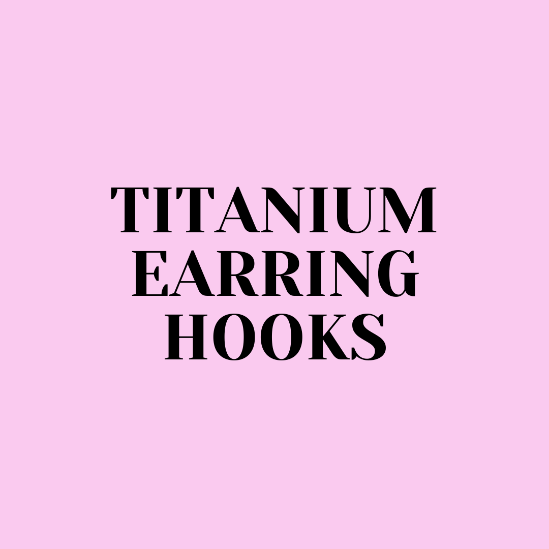 TITANIUM EARRING HOOKS
