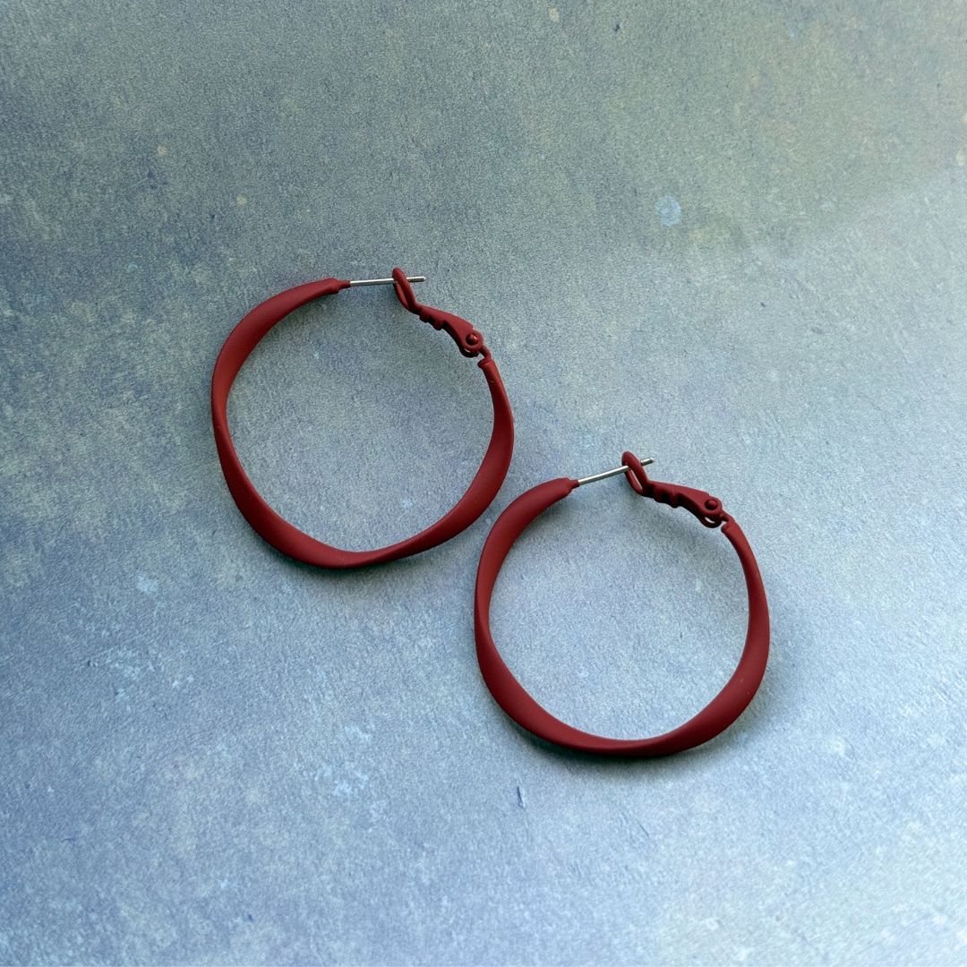 TWISTY HOOPS - VARIOUS COLOURS
