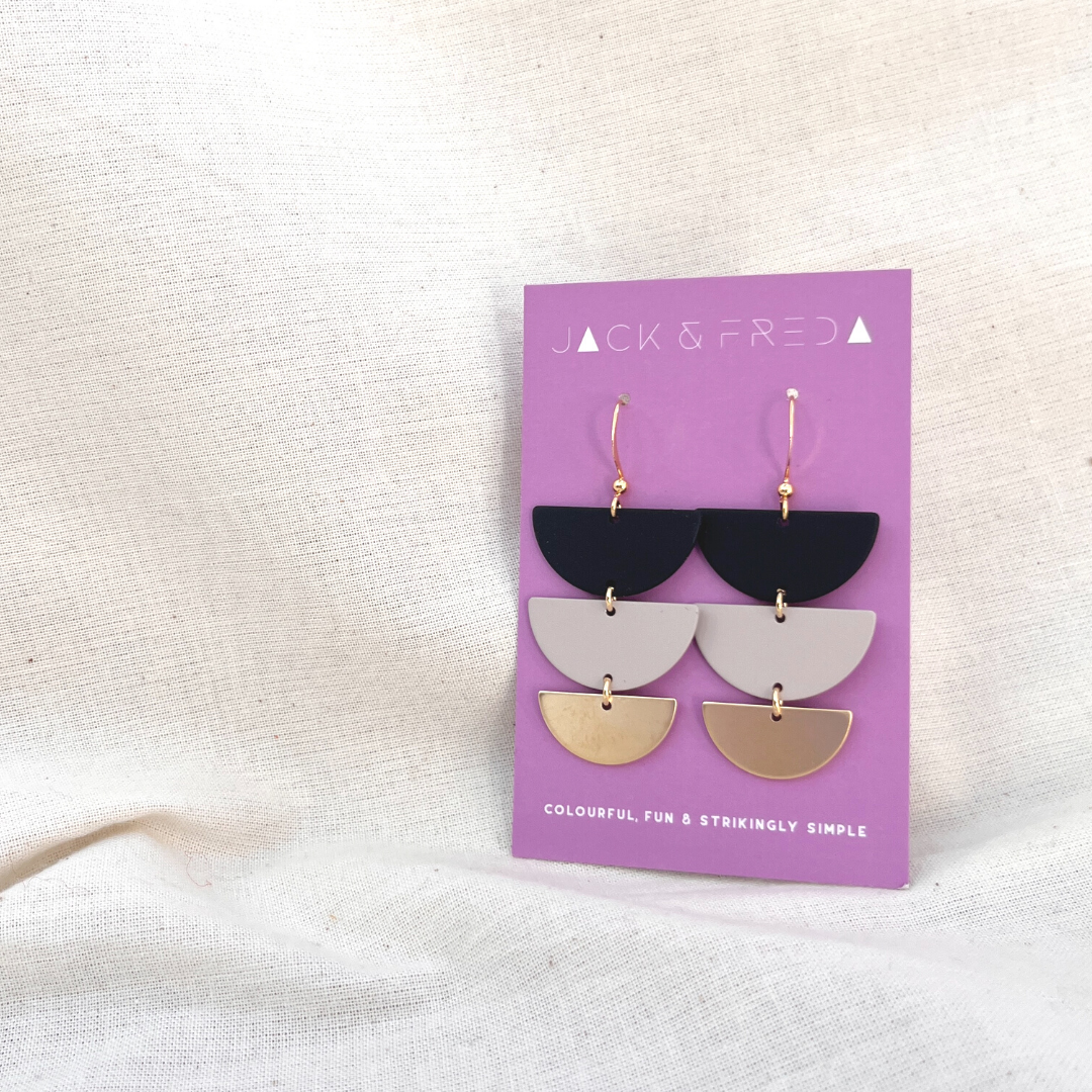 NEW! LOLA TREBLE EARRINGS