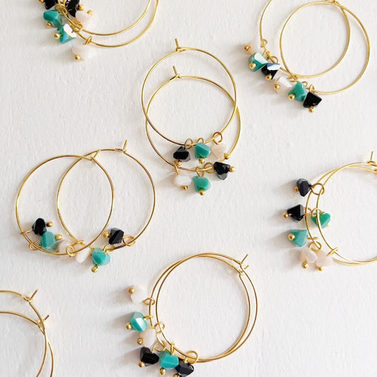 BEADED HOOPS (LIMITED STOCK)