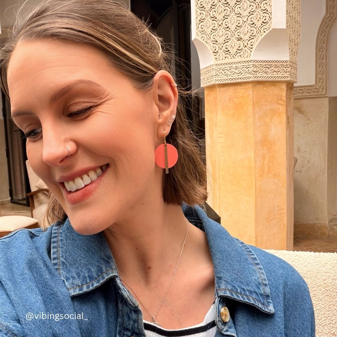 SOLAR EARRINGS - VARIOUS COLOURS