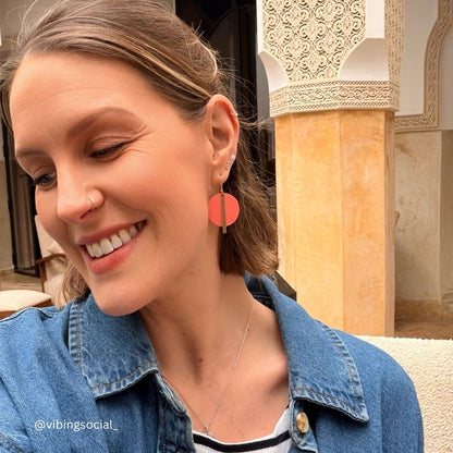 SOLAR EARRINGS - VARIOUS COLOURS