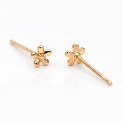 MINI FLOWER STUDS (GOLD PLATED)