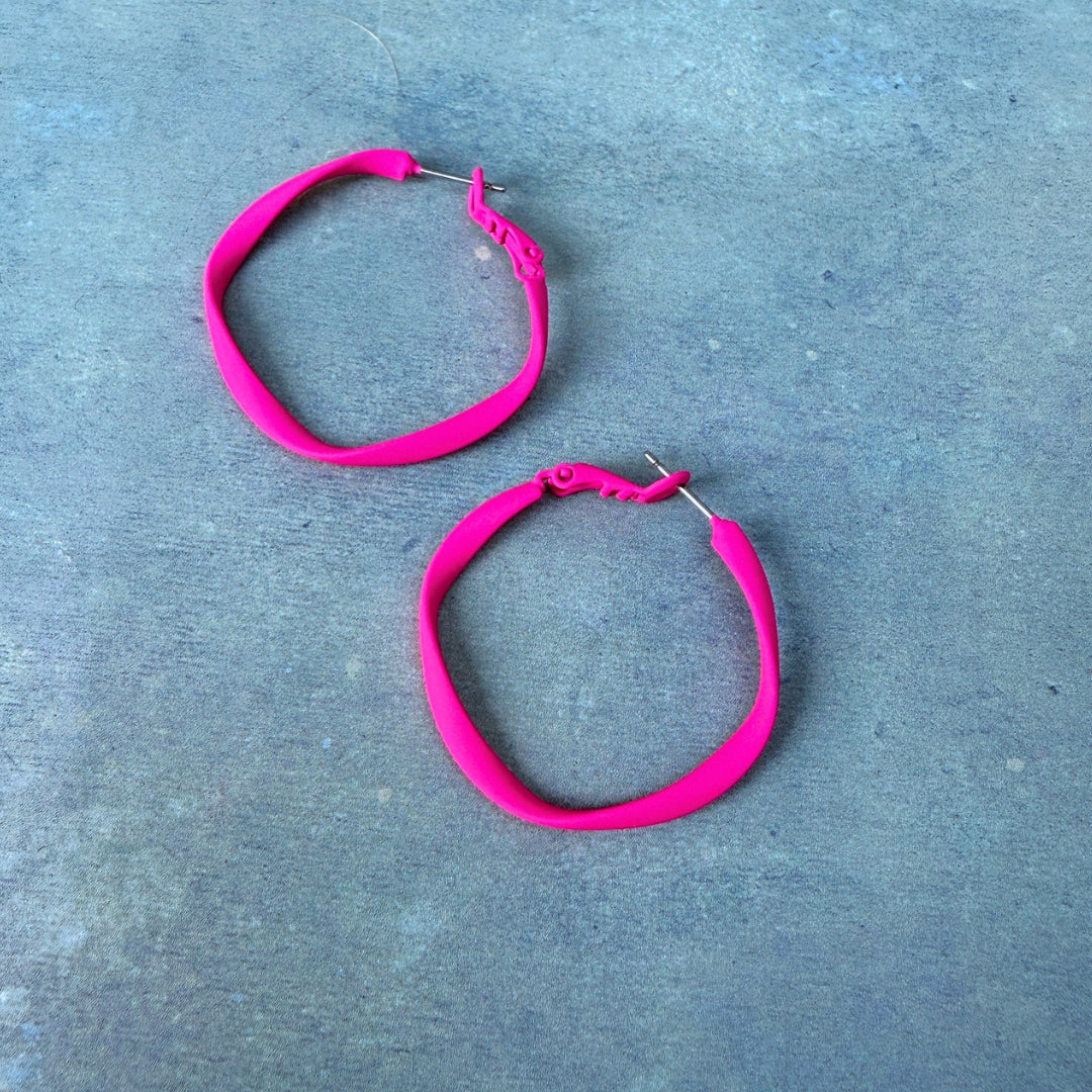 TWISTY HOOPS - VARIOUS COLOURS