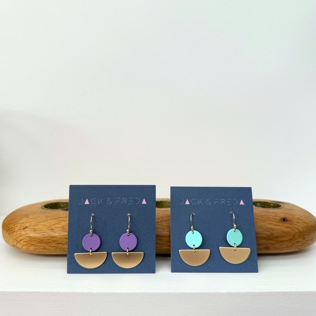 NEW! LOLA SEMI CIRCLE EARRINGS