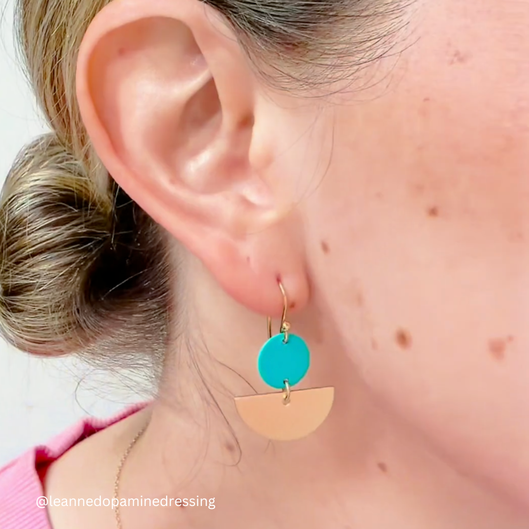 NEW! LOLA SEMI CIRCLE EARRINGS