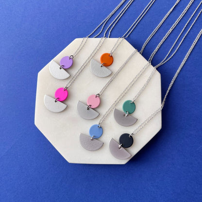 NEW! LOLA NECKLACE (SILVER) - VARIOUS COLOURS