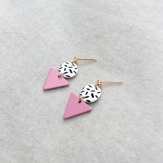MINI MEMPHIS STUD EARRINGS - VARIOUS COLOURS