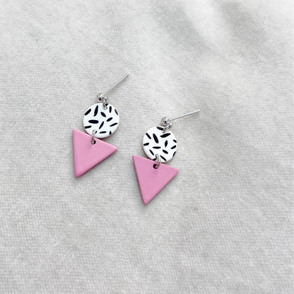 MINI MEMPHIS STUD EARRINGS - VARIOUS COLOURS