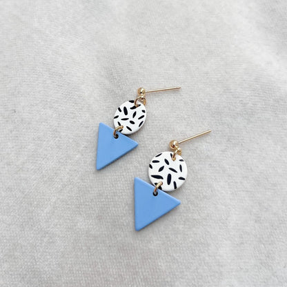 MINI MEMPHIS STUD EARRINGS - VARIOUS COLOURS