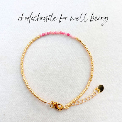 MIYUKI GEMSTONE BRACELETS - VARIOUS STONES