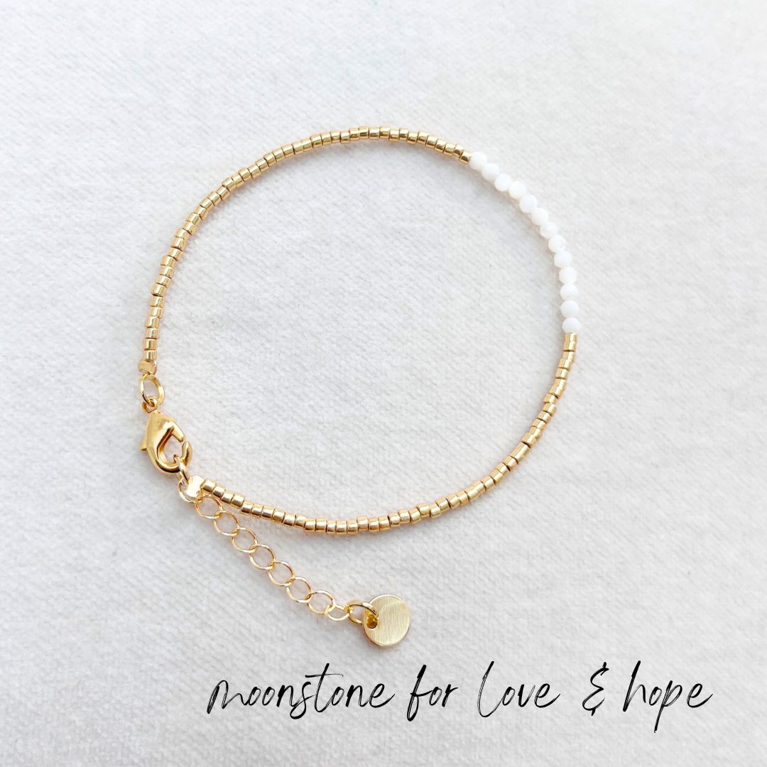 MIYUKI GEMSTONE BRACELETS - VARIOUS STONES