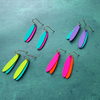 NEW! COLOUR SPLASH EARRINGS