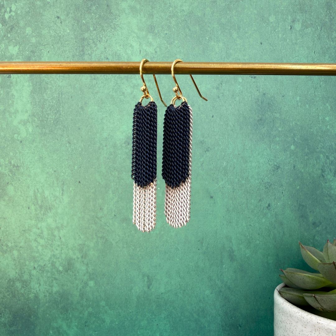 NEW! TASSEL DROP EARRINGS - GOLD & SILVER