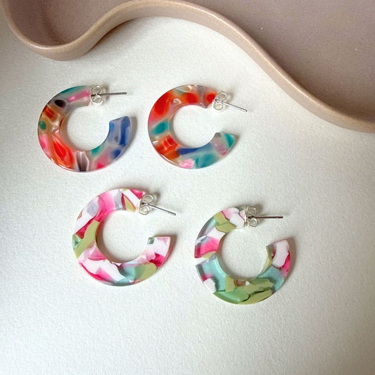 NEW! MULTI COLOUR HOOPS