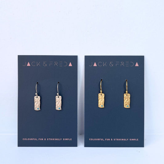 NORA EARRINGS - SILVER & GOLD