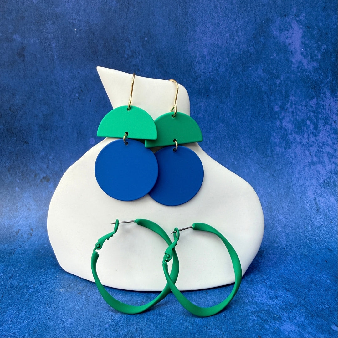 ORLA & TWISTY HOOPS - GREEN
