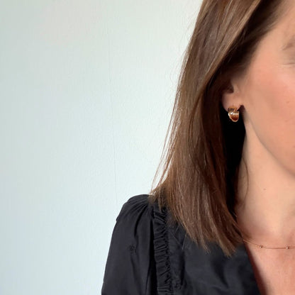 NEW! RIBBON TWIST EARRINGS