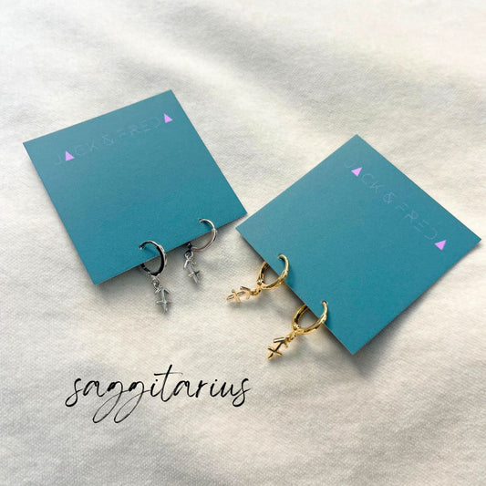 ZODIAC HUGGIES - SAGITTARIUS (SILVER OR GOLD)