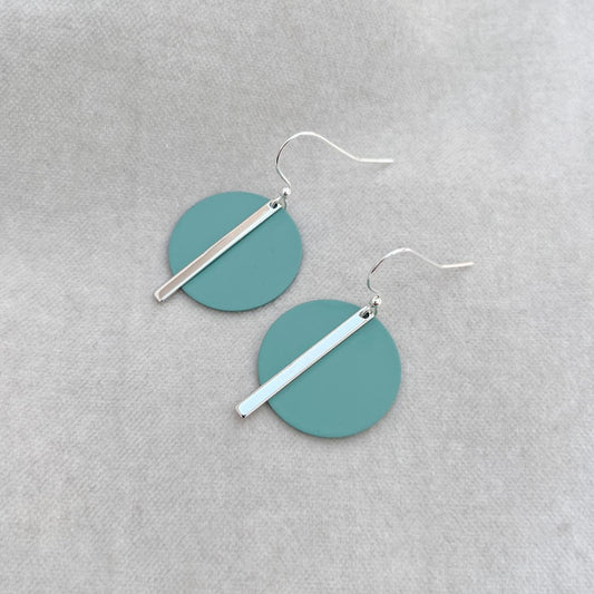 SOLAR EARRINGS - VARIOUS COLOURS (SILVER)