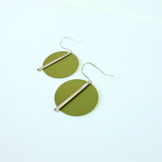 SILVER SOLAR EARRINGS