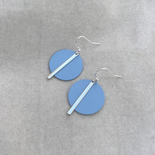 SOLAR EARRINGS - VARIOUS COLOURS (SILVER)