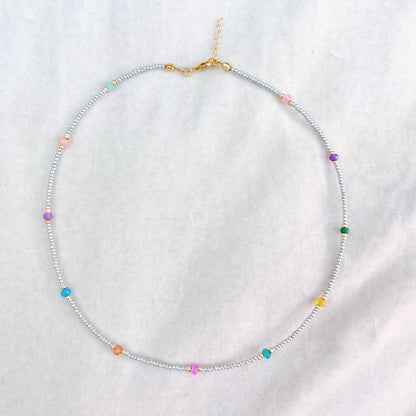 NEW! SEED BEAD NECKLACES - 3 COLOURS