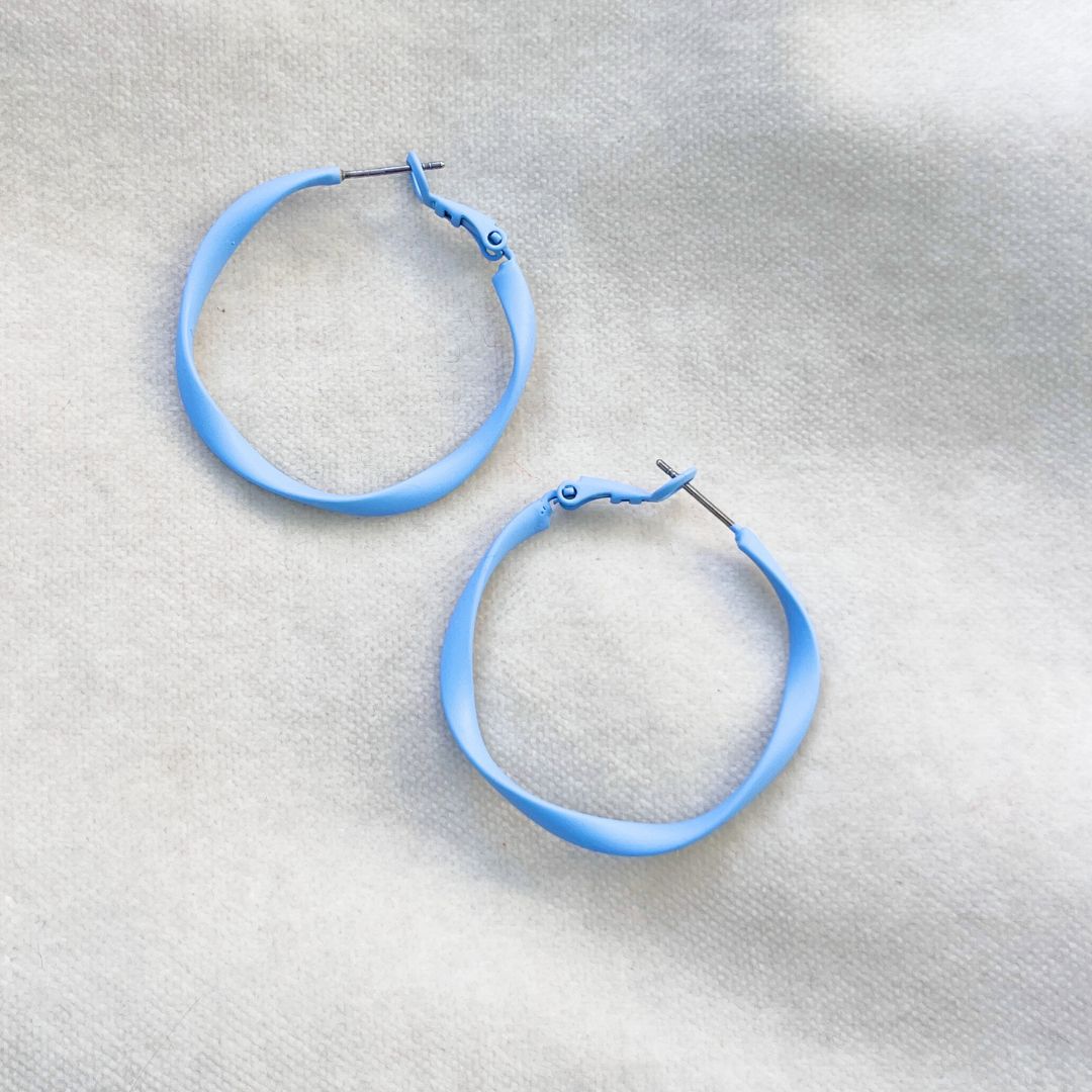 TWISTY HOOPS - VARIOUS COLOURS