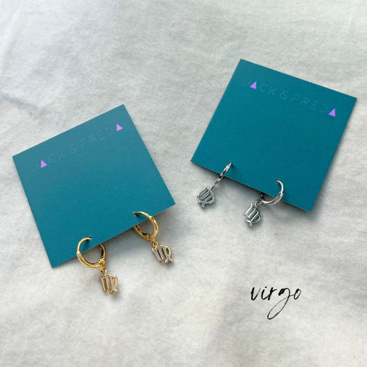 ZODIAC HUGGIES - VIRGO (SILVER OR GOLD)