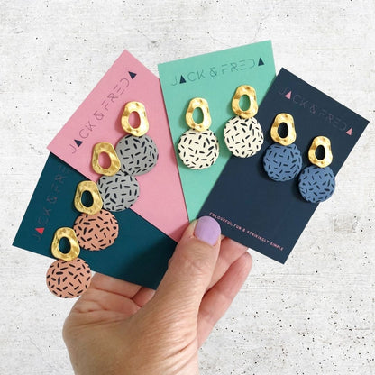 Memphis spotty earrings