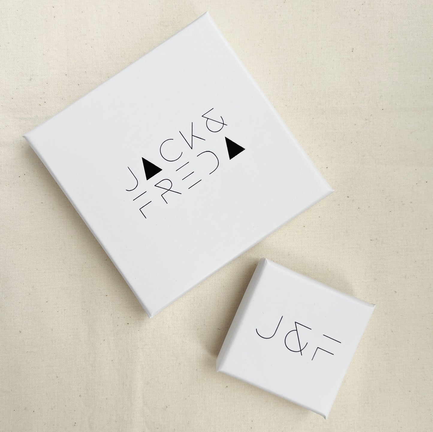 Jack & Freda branded gift boxes